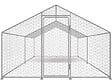 HABITAT ET JARDIN - Enclos à poules 12 m² parc grillagé 4 x 3 x 2 M acier galvanisé - vignette