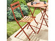 HESPERIDE - Lot de 2 Chaises de jardin métal pliante Greensboro Ambre- Hespéride - vignette