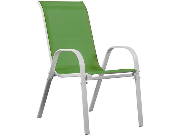 HABITAT ET JARDIN - Table et chaises de jardin en textilène "Cordoba" - Phoenix - 6 places - Vert - large