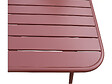 HABITAT ET JARDIN - Table et chaises de jardin en métal "Bilbao" - 8 places - Terracotta - vignette
