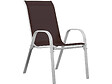 HABITAT ET JARDIN - Table et chaises de jardin en textilène "Cordoba" - Phoenix -  6 places - Taupe - vignette