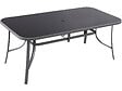 HABITAT ET JARDIN - Table et chaises de jardin en textilène "Cordoba XL 180" - Phoenix - 8 places - Noir - vignette