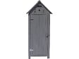 HABITAT ET JARDIN - Armoire de jardin "Cabanon" - 77 x 54.5 x 179 cm - Anthracite - vignette