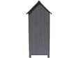 HABITAT ET JARDIN - Armoire de jardin "Cabanon" - 77 x 54.5 x 179 cm - Anthracite - vignette