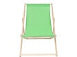 HABITAT ET JARDIN - Lot de 2 transats en bois "Chilienne" - 107 x 56.5 x 81 cm - Vert - vignette