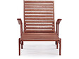 HABITAT ET JARDIN - Lot de 2 bains de soleil pliant en bois exotique "Tokyo" - Mahogany - Marron acajou - vignette
