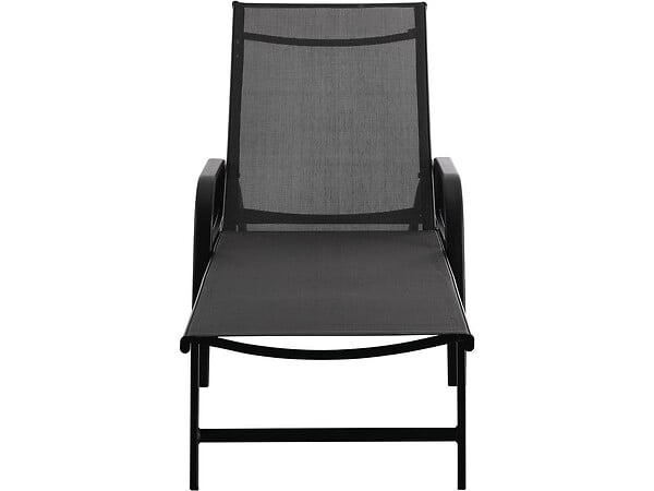 HABITAT ET JARDIN - Lot de 2 Bains de soleil en métal "Farniente"- Gris - large