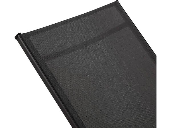 HABITAT ET JARDIN - Lot de 2 Bains de soleil en métal "Farniente"- Gris - large