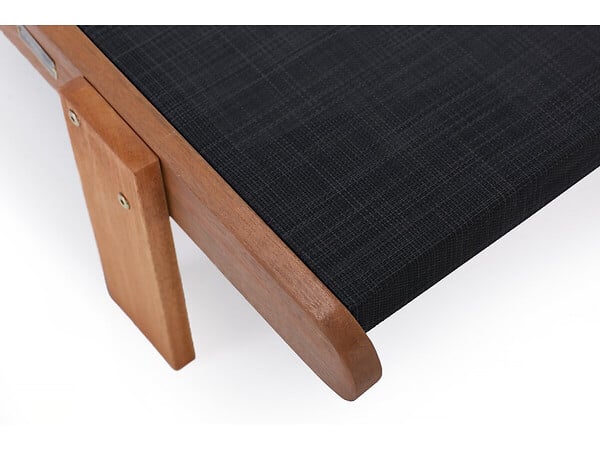 HABITAT ET JARDIN - Bain de Soleil en bois exotique "Saïgon" - Maple - Noir - large