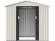 HABITAT ET JARDIN - Abri de jardin métal "Nebraska" - 4.07 m² - Beige/Gris anthracite - vignette