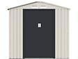 HABITAT ET JARDIN - Abri de jardin métal "Nebraska" - 4.07 m² - Beige/Gris anthracite - vignette