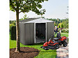 HABITAT ET JARDIN - Abri de jardin métal "Dallas" - 4,07 m² - Taupe - vignette