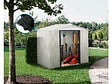 HABITAT ET JARDIN - Abri de jardin métal "Nebraska" - 4,07m² avec gouttière - vignette