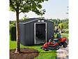 HABITAT ET JARDIN - Abri de jardin métal "Vegas" - 5,29 m2 (4,83 m2 au sol) - Gris - vignette