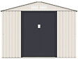 HABITAT ET JARDIN - Abri de jardin métal "Nebraska" - 5,29 m2 (4,83 m2 au sol) - Beige - vignette