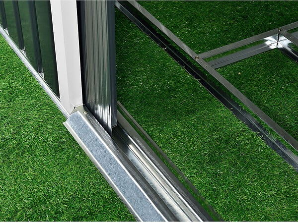HABITAT ET JARDIN - Abri de jardin métal "Vegas" - 8,83 m² - Gris - large