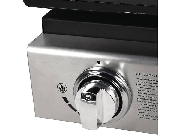 HABITAT ET JARDIN - Plancha "Presto 3" - 3 Brûleurs - 7.5kW - Gris - large