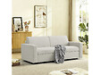 HABITAT ET JARDIN - Canapé convertible express en tissu "Diana" - Couchage 140 cm - 3 places - Beige - vignette