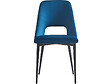 HABITAT ET JARDIN - Lot de 2 Chaises en velours "Fedora" - Bleu foncé - vignette