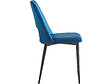 HABITAT ET JARDIN - Lot de 2 Chaises en velours "Fedora" - Bleu foncé - vignette