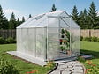 HABITAT ET JARDIN - Serre jardin polycarbonate 250 x 190 x 195 cm "Basilic" - 4,75 m² - Gris - vignette