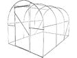 HABITAT ET JARDIN - Serre tunelle de jardin avec porte 3 x 2 m "Mimosa" - 6 m² - 180g - Blanc - vignette