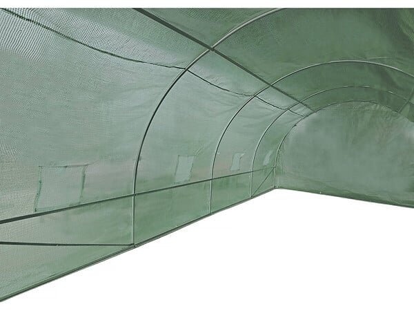 HABITAT ET JARDIN - Serre tunelle de jardin 6 x 3 m "Lys" - 18 m² - 140g - Vert - large