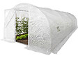 HABITAT ET JARDIN - Serre tunelle de jardin avec porte 6 x 3 m "Mimosa" - 18 m² - 180g - Blanc - vignette