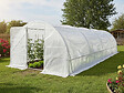 HABITAT ET JARDIN - Serre tunelle de jardin avec porte 6 x 3 m "Mimosa" - 18 m² - 180g - Blanc - vignette