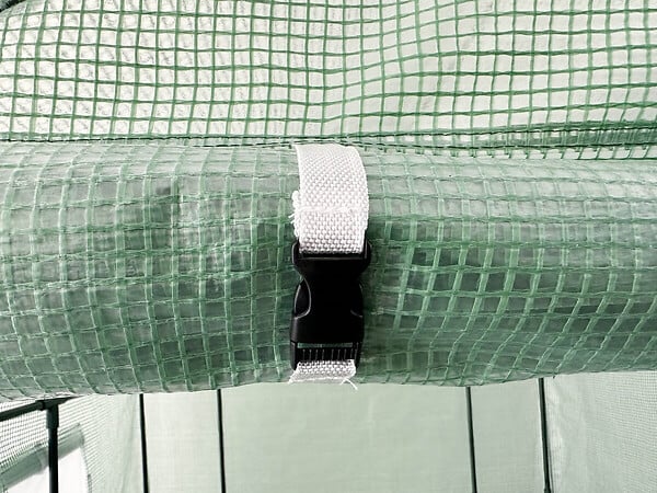 HABITAT ET JARDIN - Serre tomates de jardin avec étagères "Lys" - 2.04 m² - 130g - Vert - large