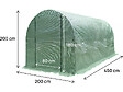 HABITAT ET JARDIN - Serre tunelle de jardin 4,5 x 2 m "Lys" - 9 m² - 130g - Vert - vignette