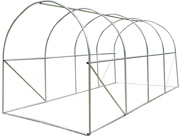 HABITAT ET JARDIN - Serre tunelle de jardin 4,5 x 2 m "Lys" - 9 m² - 130g - Vert - large