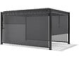 HABITAT ET JARDIN - Store pergola bioclimatique - 367 x 208 cm - Gris anthracite - vignette