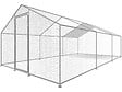 HABITAT ET JARDIN - Enclos à poules 18 m² parc grillagé 6 x 3 x 2 M acier galvanisé - vignette