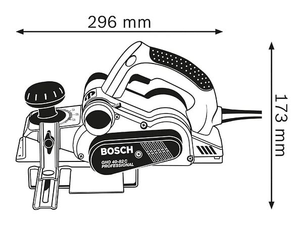 BOSCH - Rabot BOSCH GHO 40-82 C Professional 850W - large
