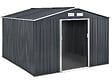 HABITAT ET JARDIN - Abri de jardin métal "Vegas" - 7,06 m² - Gris - vignette