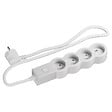LEGRAND - Multiprise 4 prises 2P+T - Blanc - Câble 1,5m interrupteur - vignette