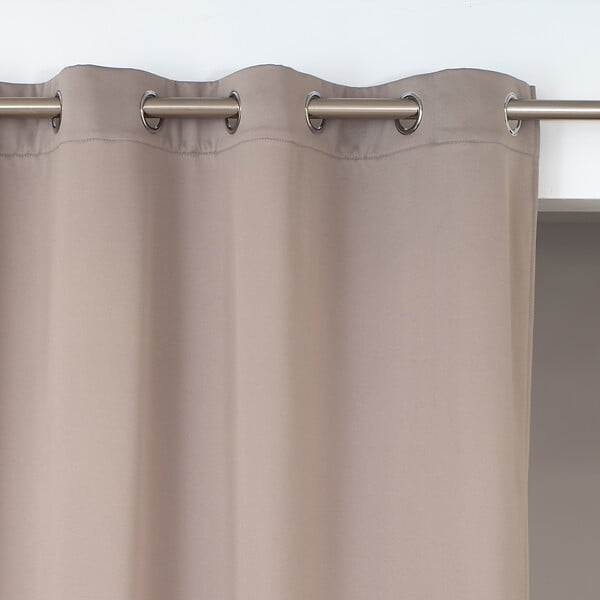 MOONDREAM - Rideau thermique isolant - Taupe - L135xH260cm - large