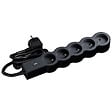 LEGRAND - multiprise fb 5x2p+t standard interrupteur 3m noir - vignette