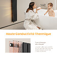 EMKE - EMKE Radiateur Chauffage Central 160 x 30 cm 966W Double Panneau – Radiateur Eau Chaude Vertical Étroit en Acier Noir - vignette