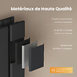EMKE - EMKE Radiateur Chauffage Central Vertical 160 x 46 cm 1449W Double Panneau en Acier Anthracite – Radiateur Eau Chaude Mural Design - vignette