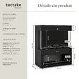 TECTAKE - Cheminée électrique noir - vignette