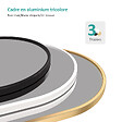EMKE - Miroir Pleine Longueur EMKE - Cadre Aluminium Blanc, 160 x 60 cm, Mural ou sur Pied - vignette