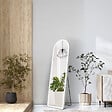 EMKE - Miroir LED pleine longueur EMKE, 147x45 cm - Éclairage à 3 couleurs réglables, intensité dimmable, interrupteur tactile, blanc - vignette