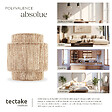 TECTAKE - Applique murale LIGNEA LUX en jute de style bohème 40W marron naturel - vignette