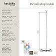 TECTAKE - Lampe sur pied LED - vignette