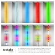 TECTAKE - Lampe sur pied LED SPECTRA 16 millions de couleurs et plus de 200 modes lumineux noir/blanc - vignette