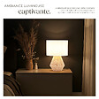 TECTAKE - Lampe de chevet LIGNEA LUX en jute au style bohème 60W marron naturel - vignette