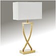 TECTAKE - Lampe de table AVINA 60W couleur laiton - vignette