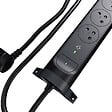 LEGRAND - Mulfb 5x2p+t pre 1,5m pf usb n - vignette